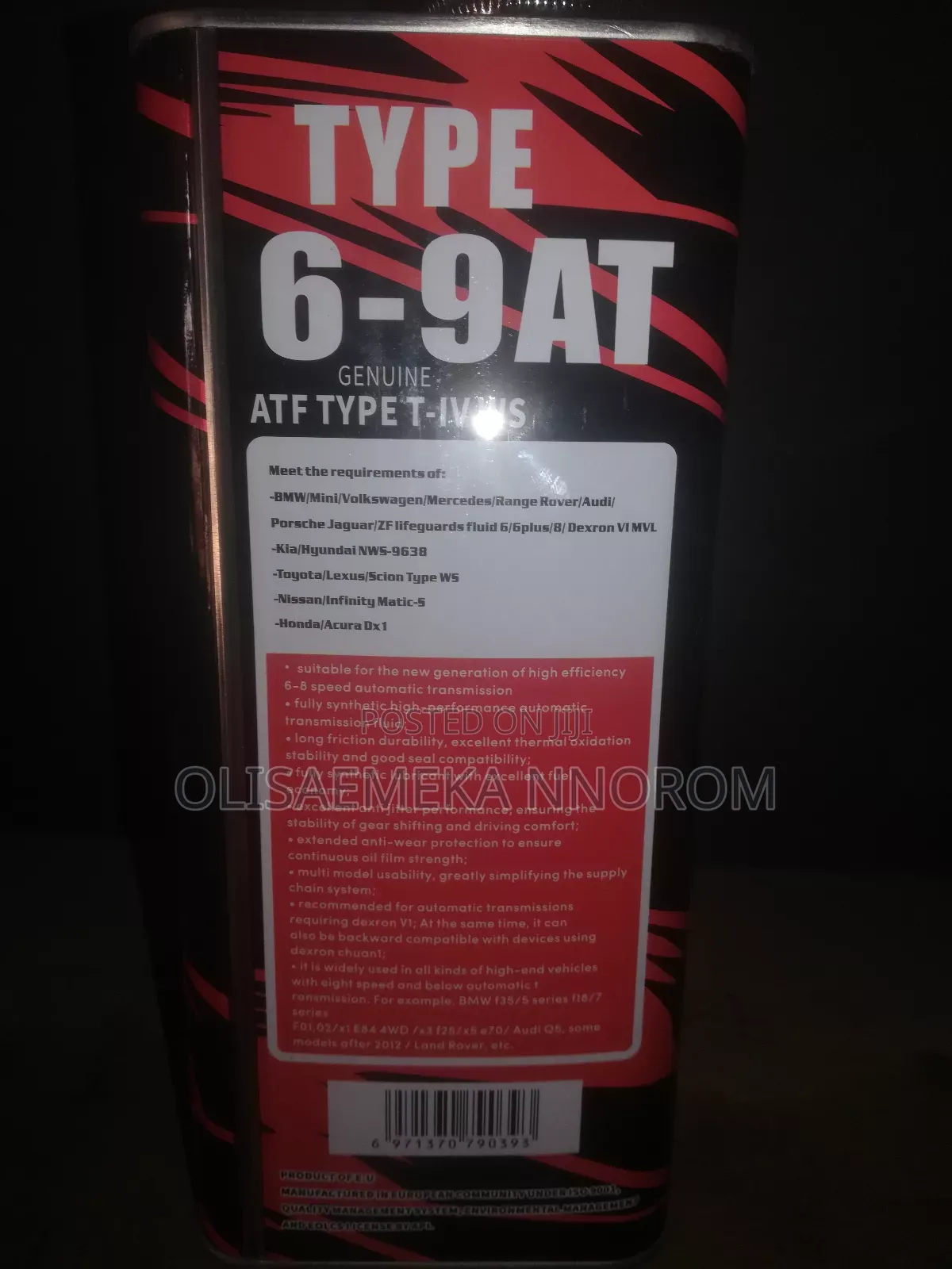 Anf Advance Synthetic Transmission Fluid