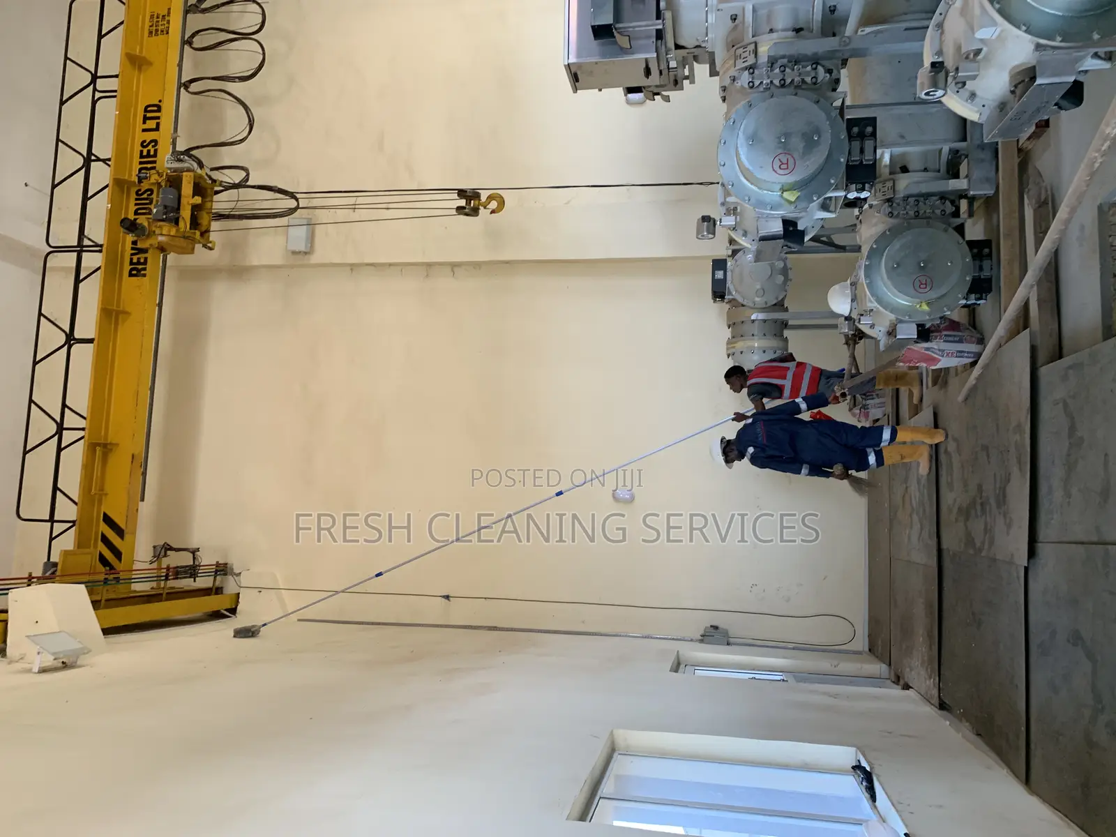 Industrial Cleaning and Laundry Services