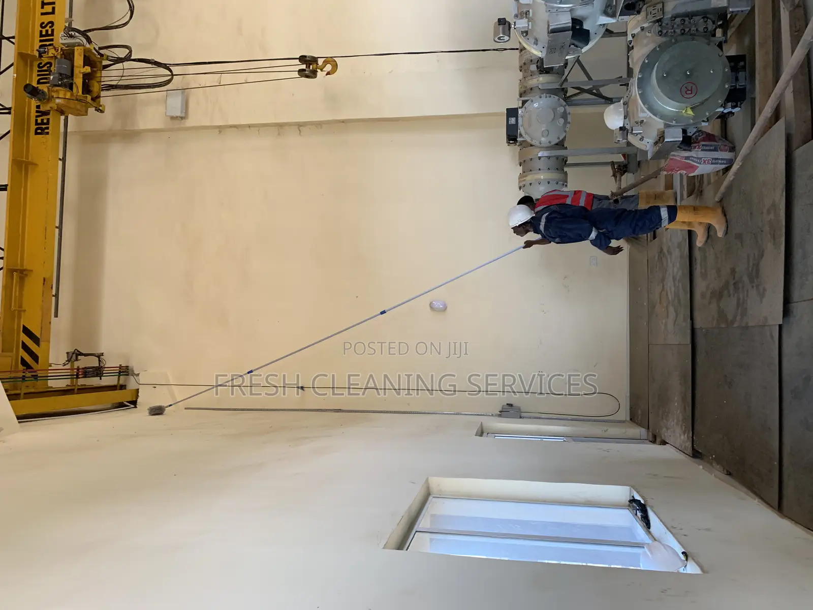 Industrial Cleaning and Laundry Services