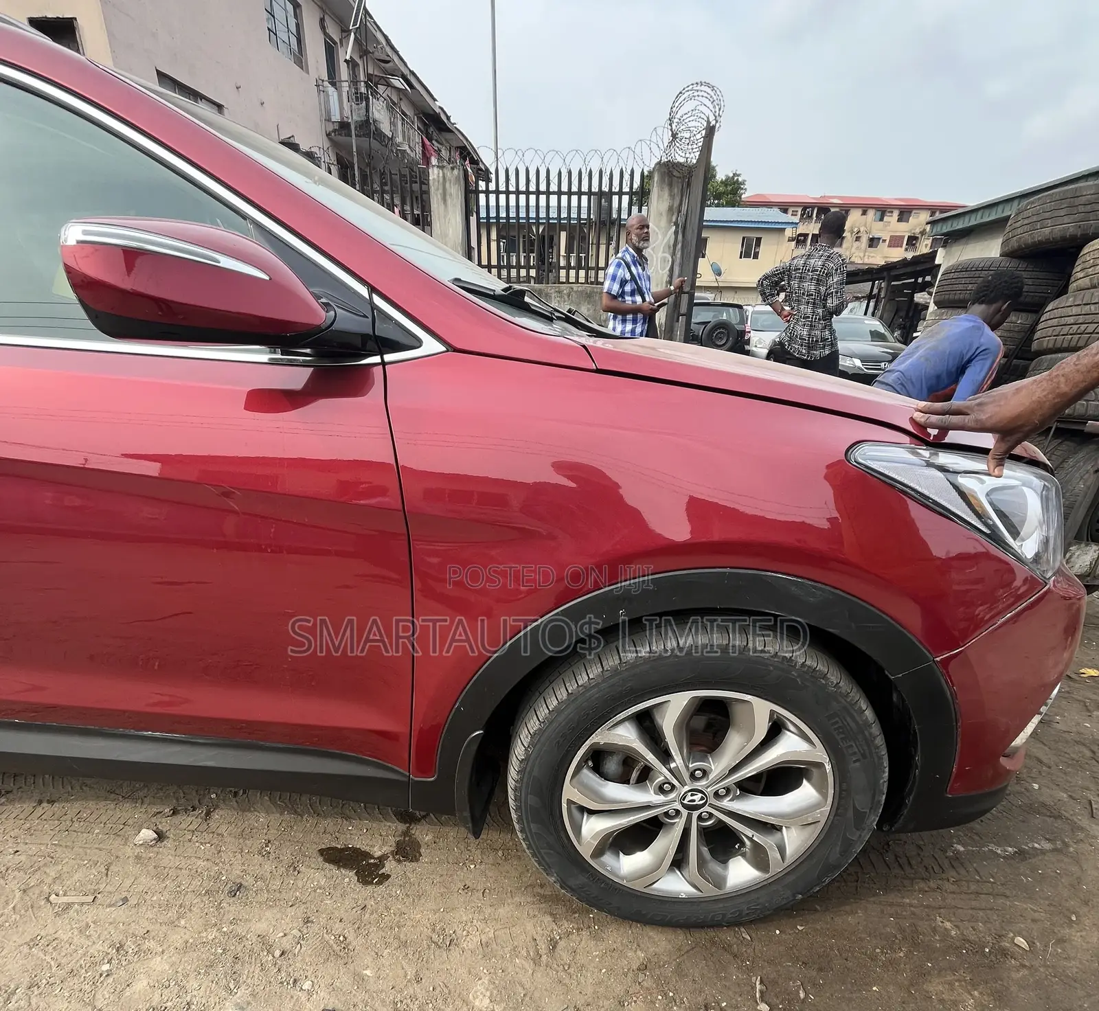 Hyundai Santa Fe SE AWD 2017 Red