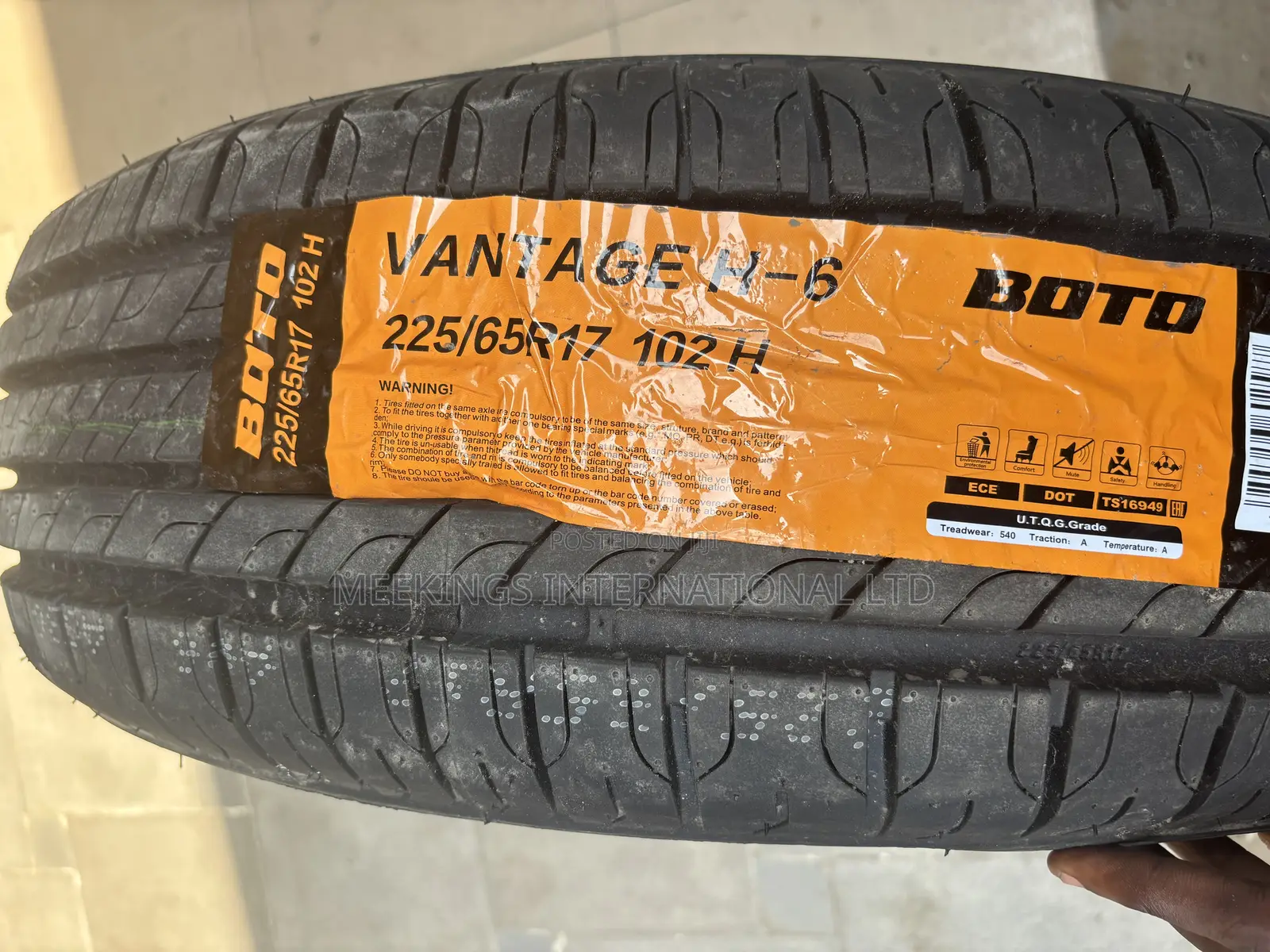 Brand New 225/65r17 Boto Tyre Available Warranty 