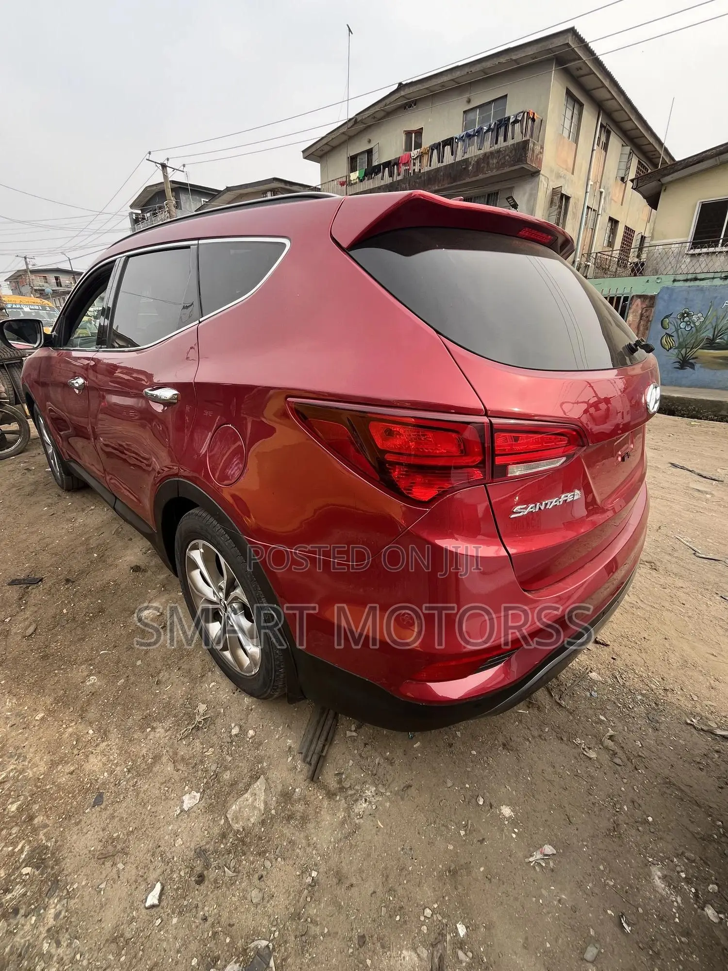 Hyundai Santa Fe SE AWD 2017 Red