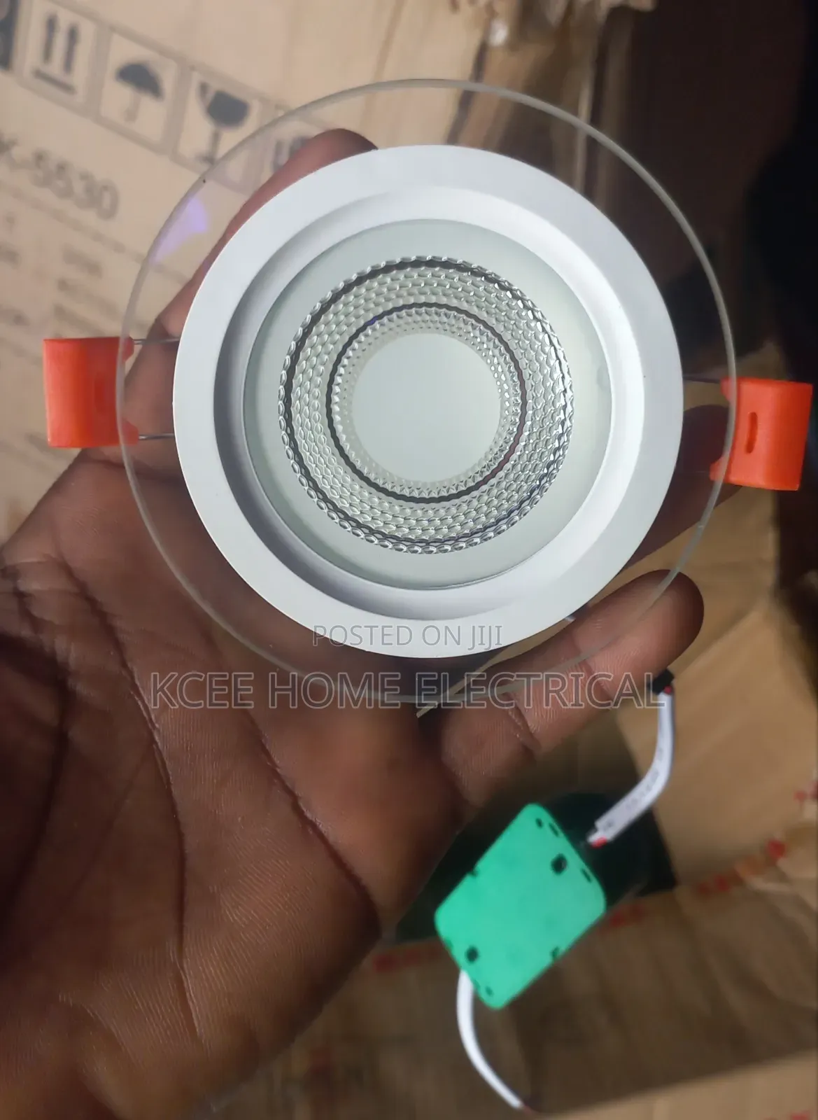 6w Pop Glass Recessed Light, Bright and Energy-Saving