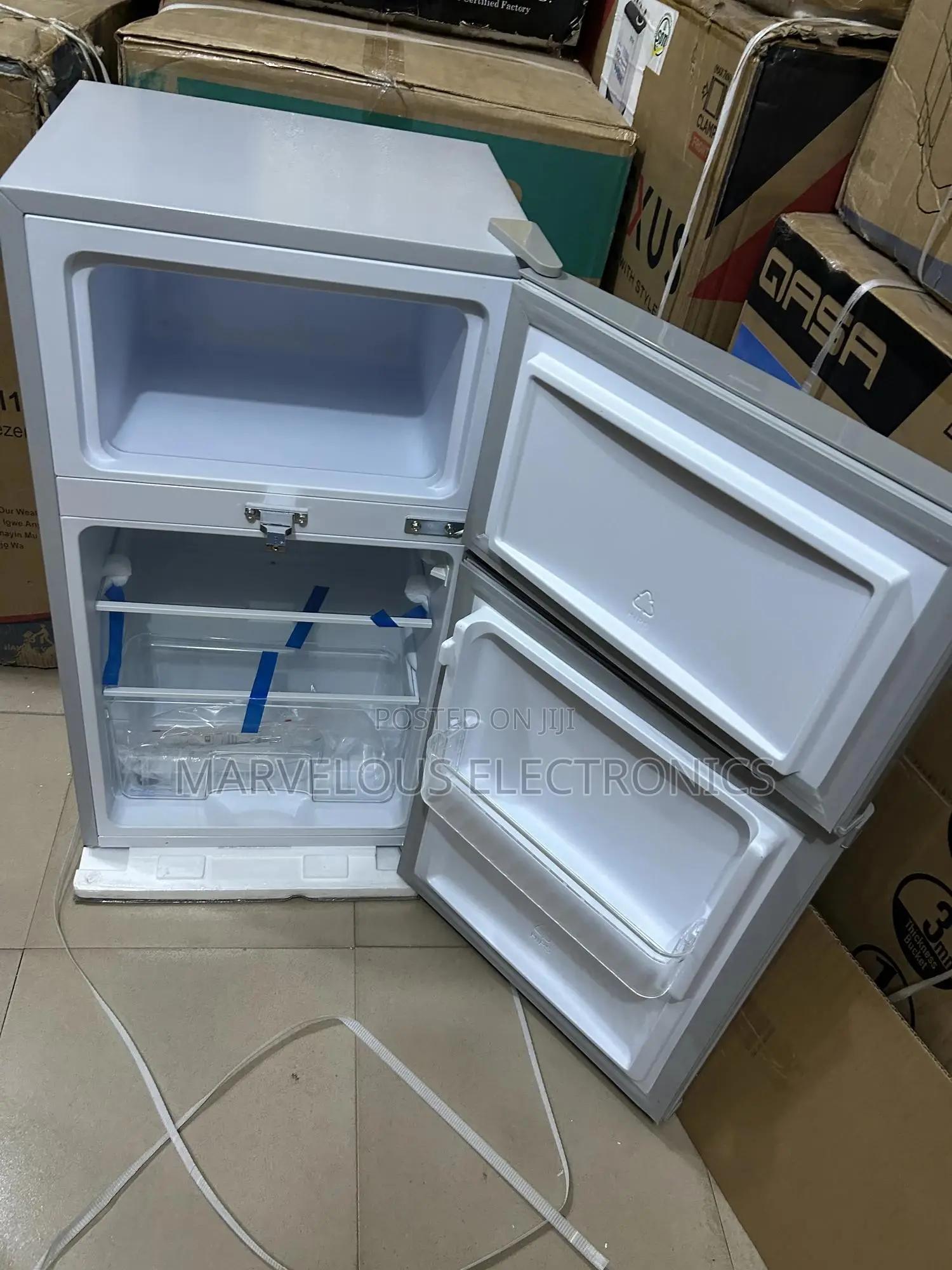 Brand New Polystar Double Door Refrigerator Full Coper Enginewarranty