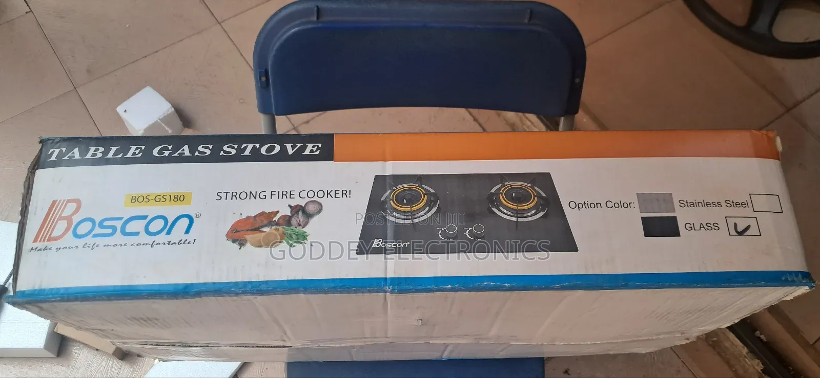 Boscon Inbuilt Table Gas Glass Top 2 Burner Industry