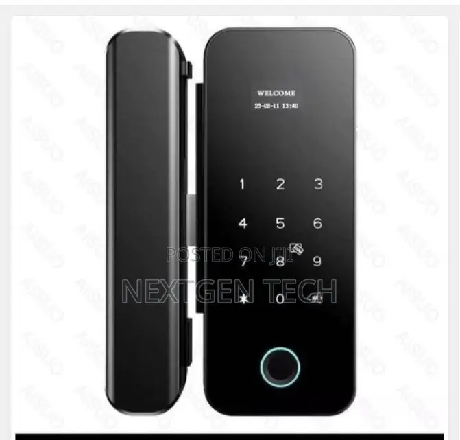 Glass Door Lock Keyless Door Smart Lock