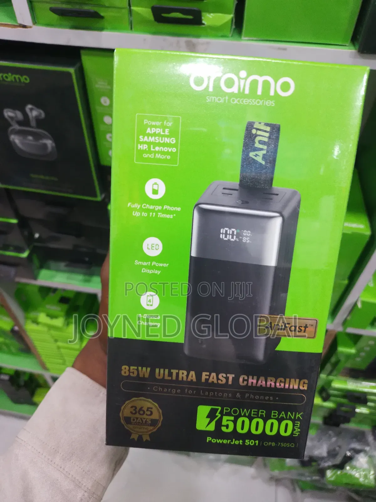 Oraimo Power Jet 50000mah Laptop and Phone Powerbank