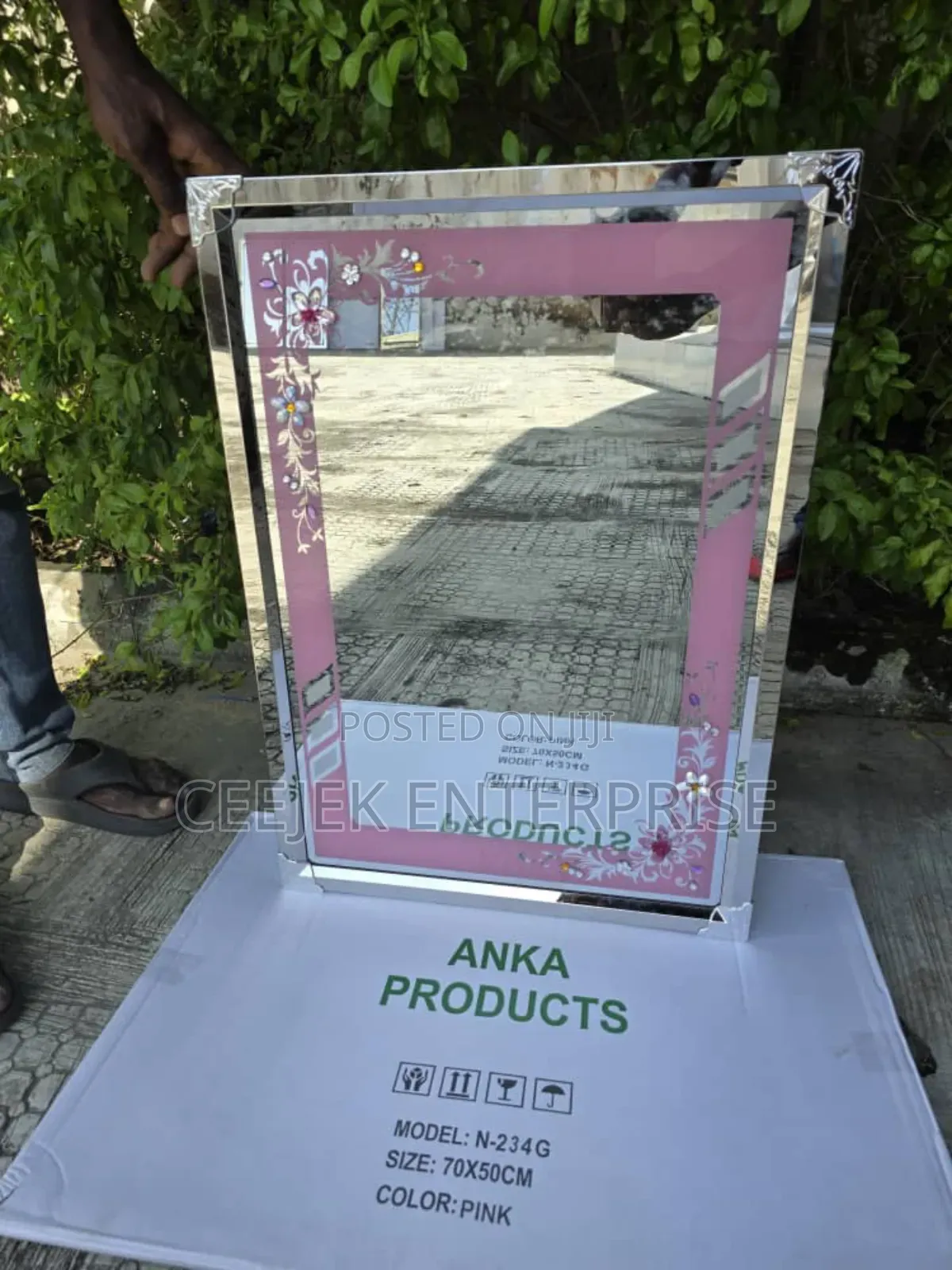 Mirror With Stainless Frame
