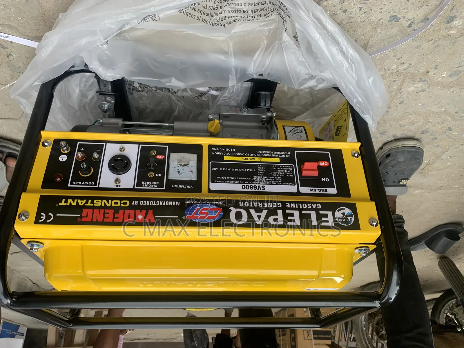 Elepaq 4.5kva Petrol Generator 100% Copper Wire