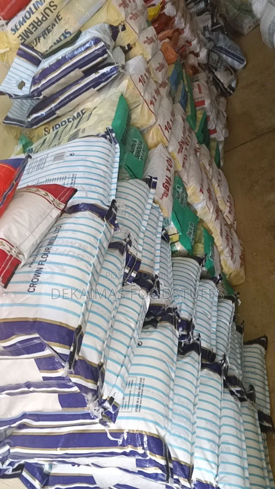 Premium Semolina in Lagos (All Types of Semovita in Bags )