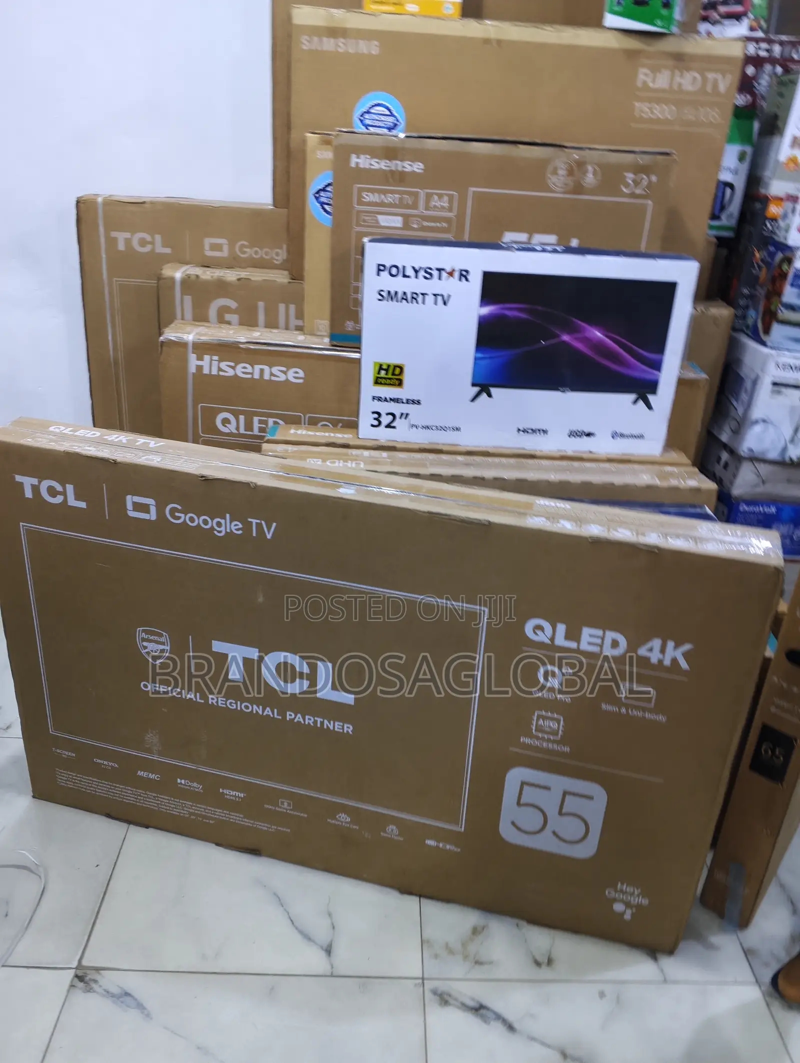 Brand New TCL 55c655 Qled 55" Google Smart Television