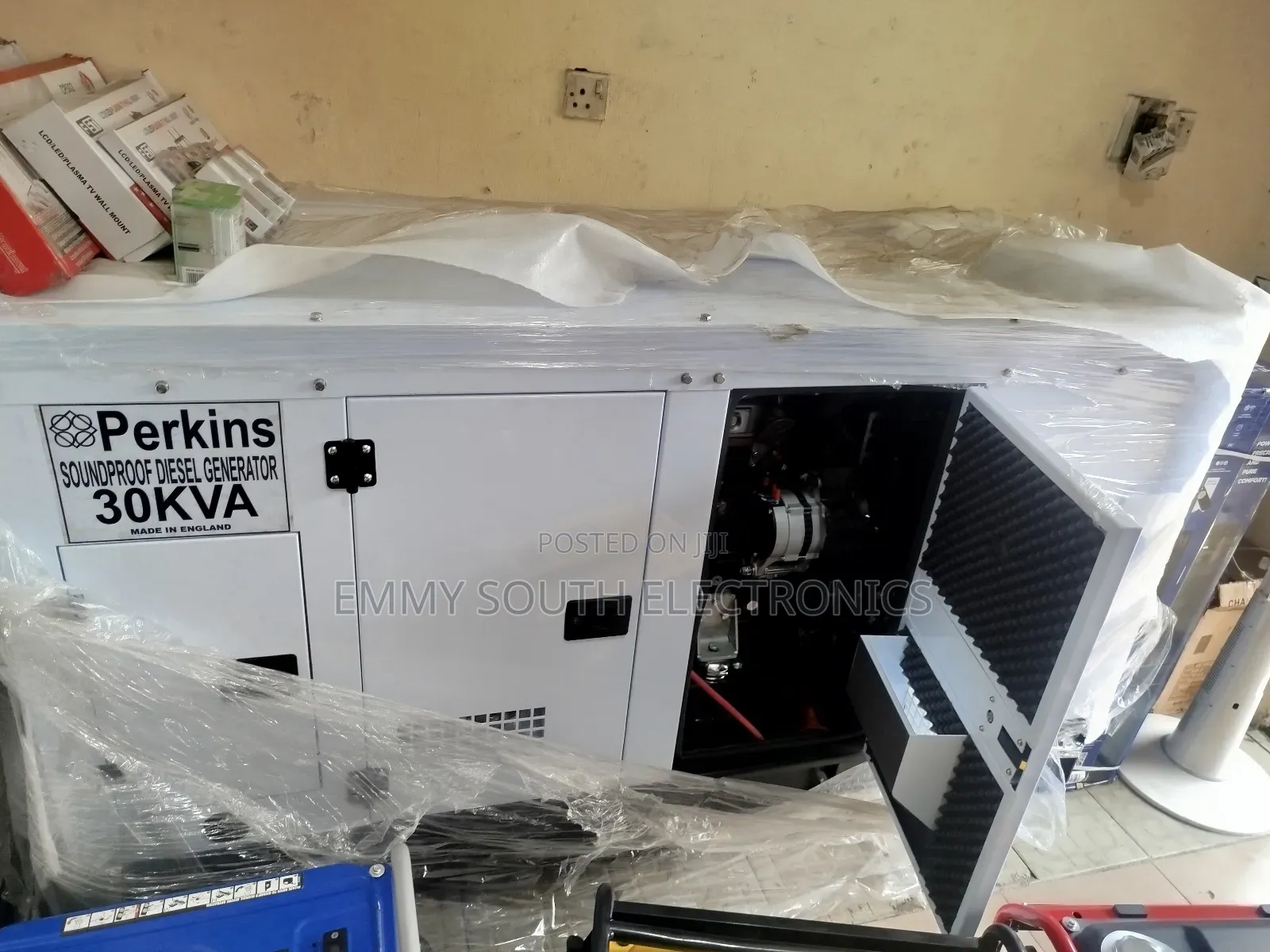 Perkins Soundproof Diesel Generator 💯 Copper 30 Kva Made In England