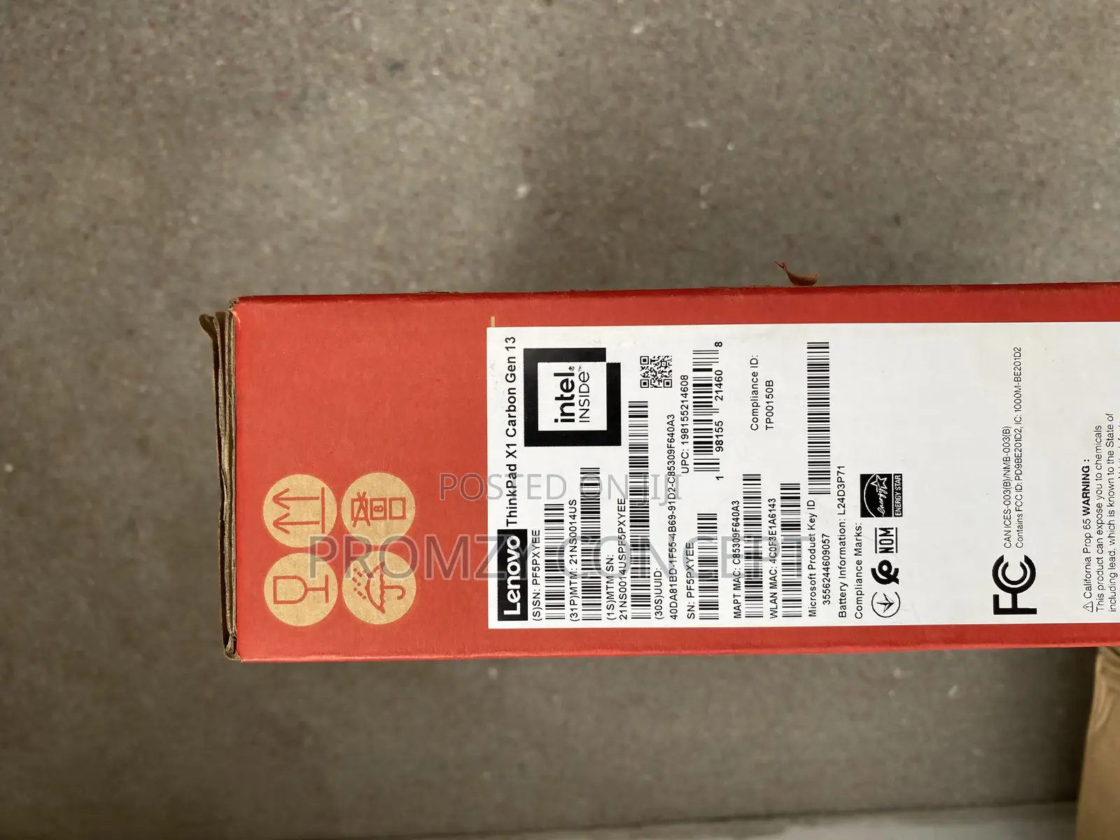 New Laptop Lenovo ThinkPad X1 Carbon 32GB Intel Core Ultra 7 SSD 512GB