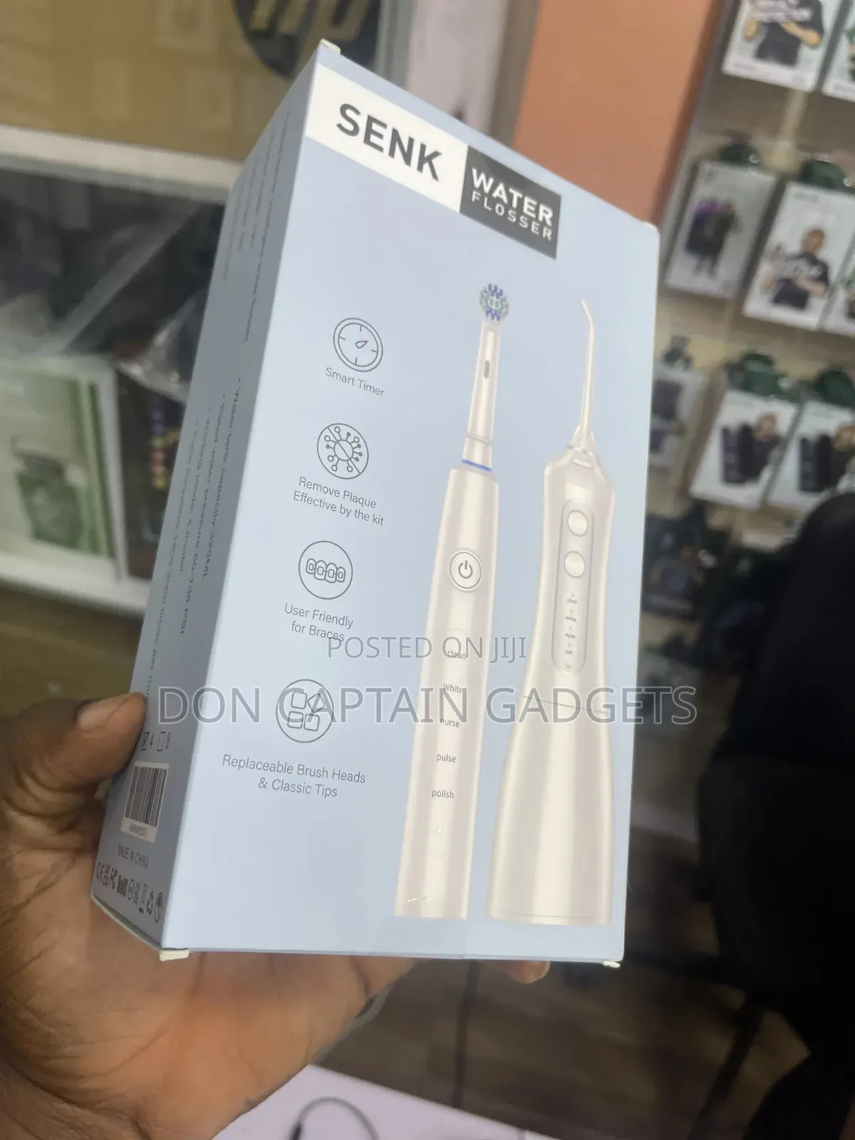 Senk Water Flosser Rechargeable Oral Irrigator and Toothbrush