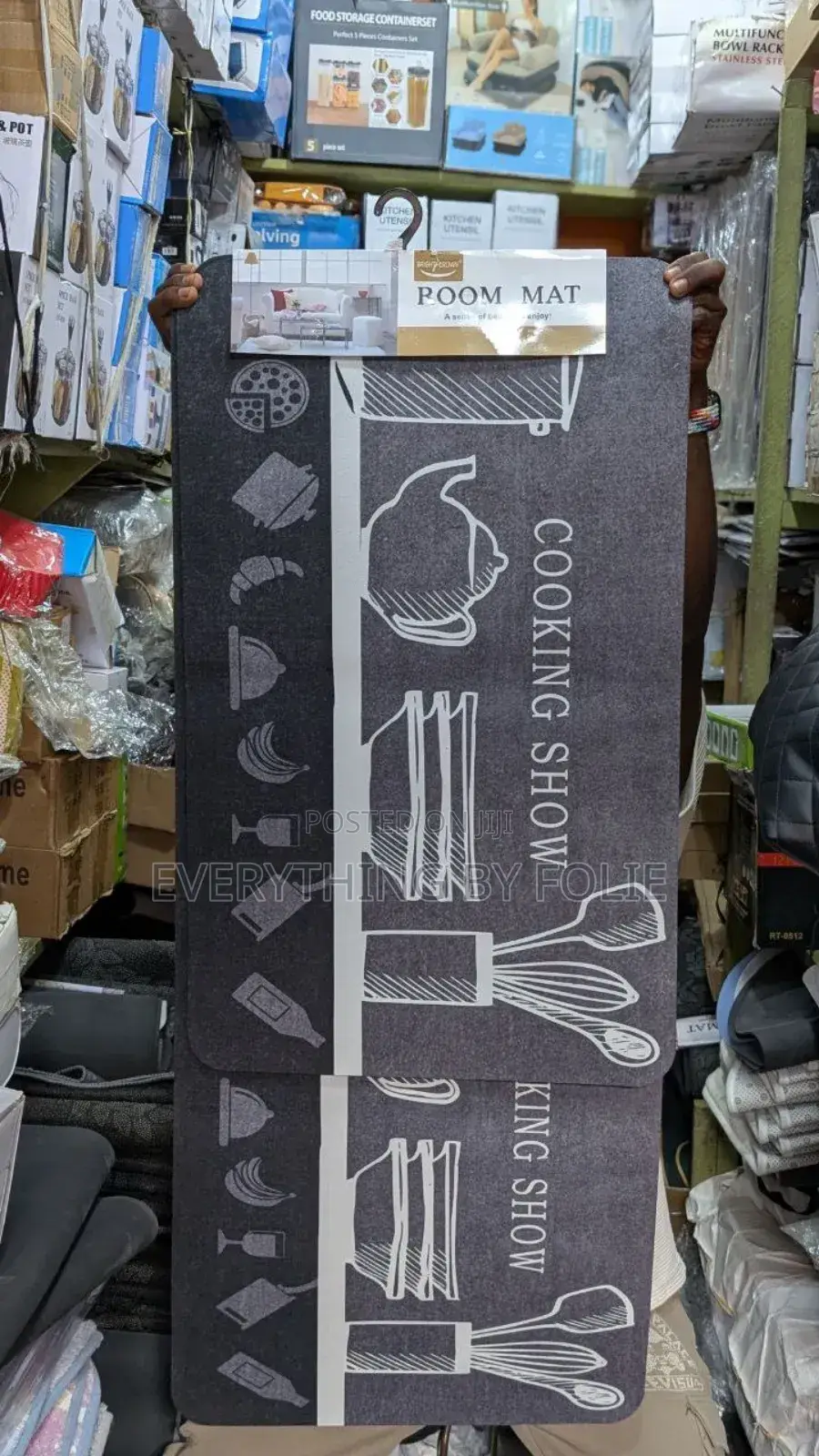 2 in 1 Medium Kitchen Runner Mat 
120cm by 50cm **80cm by 50cm