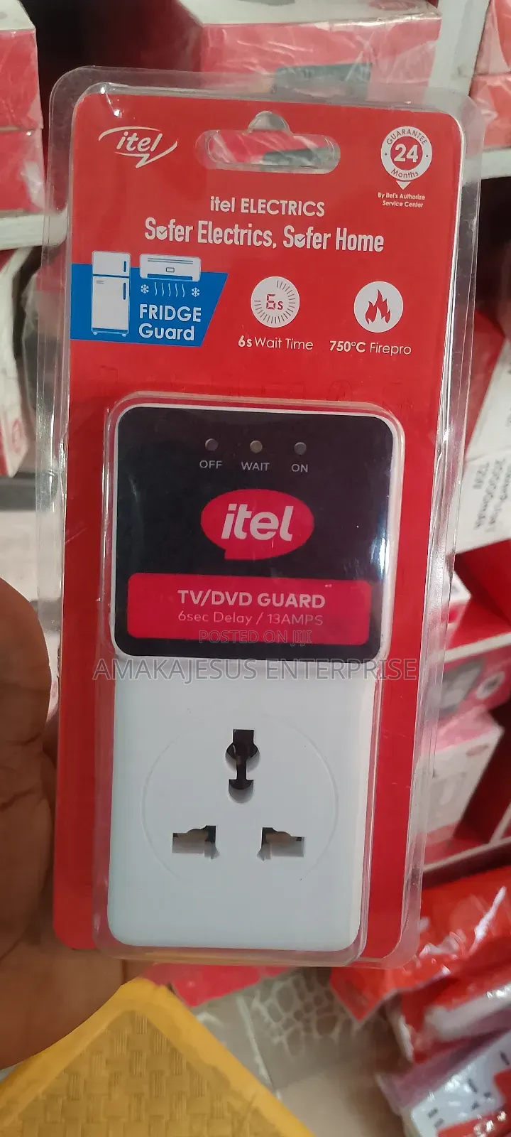 Itel Tv / DVD Guard Isu-6100w Voltage Surge Protector