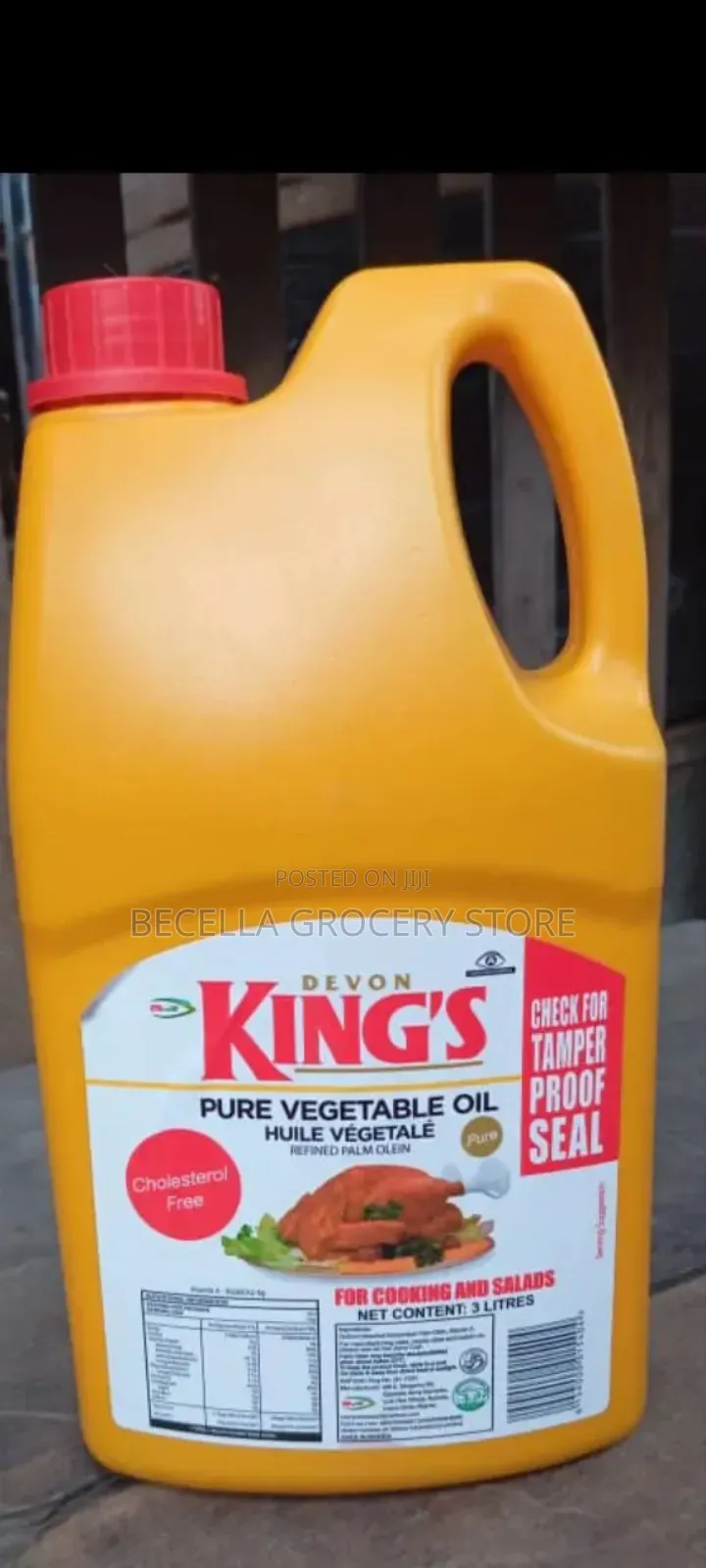Kings Vegetable Oil 3litres ×6