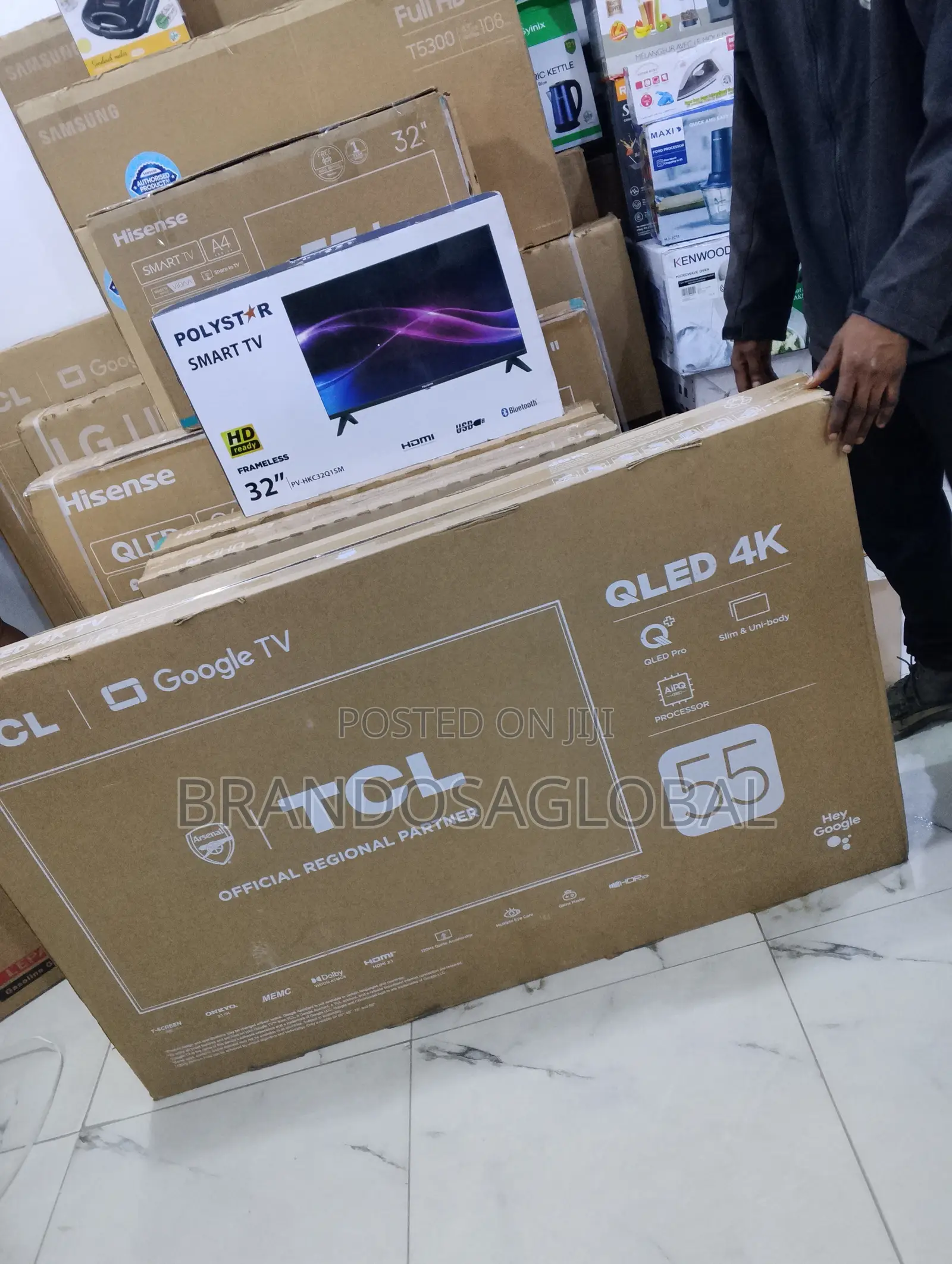 TCL 55c655 Premium 55" Qled Vision for Stunning Clarity