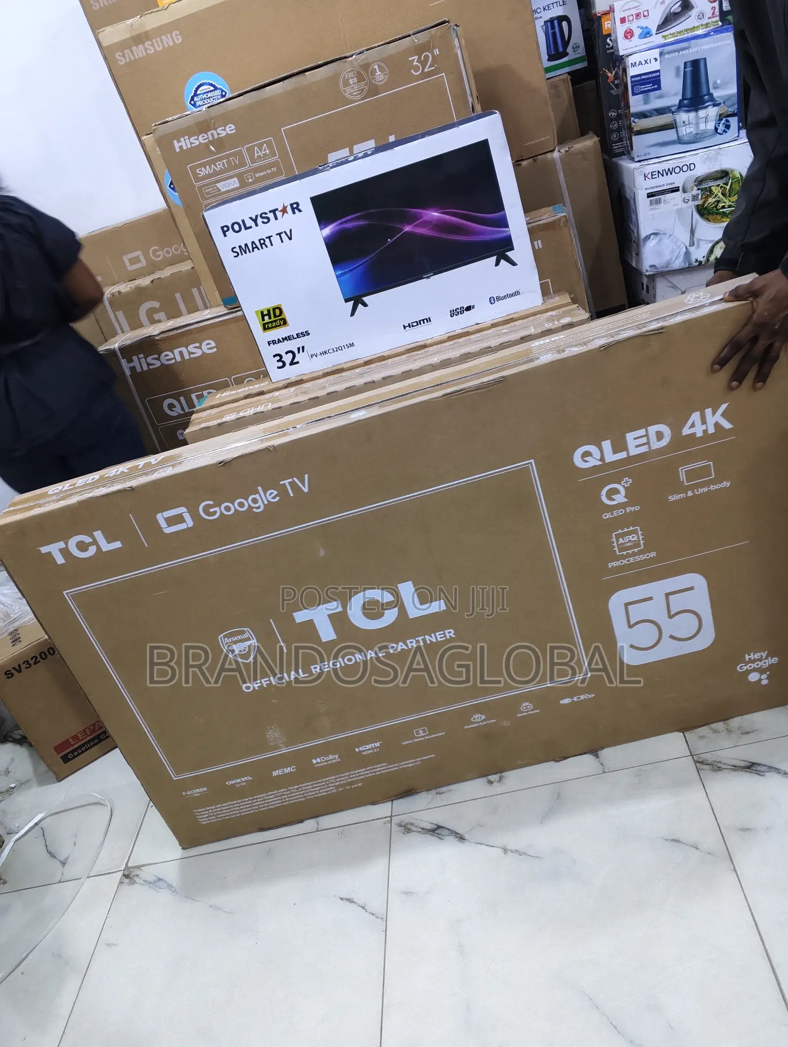 TCL 55c655 Smart Qled Tv With Full Resolution
