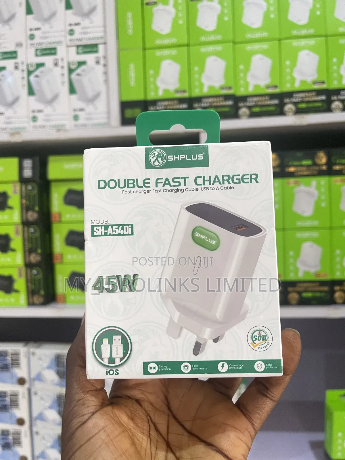 Shplus Double Fast 45w Ios Charger