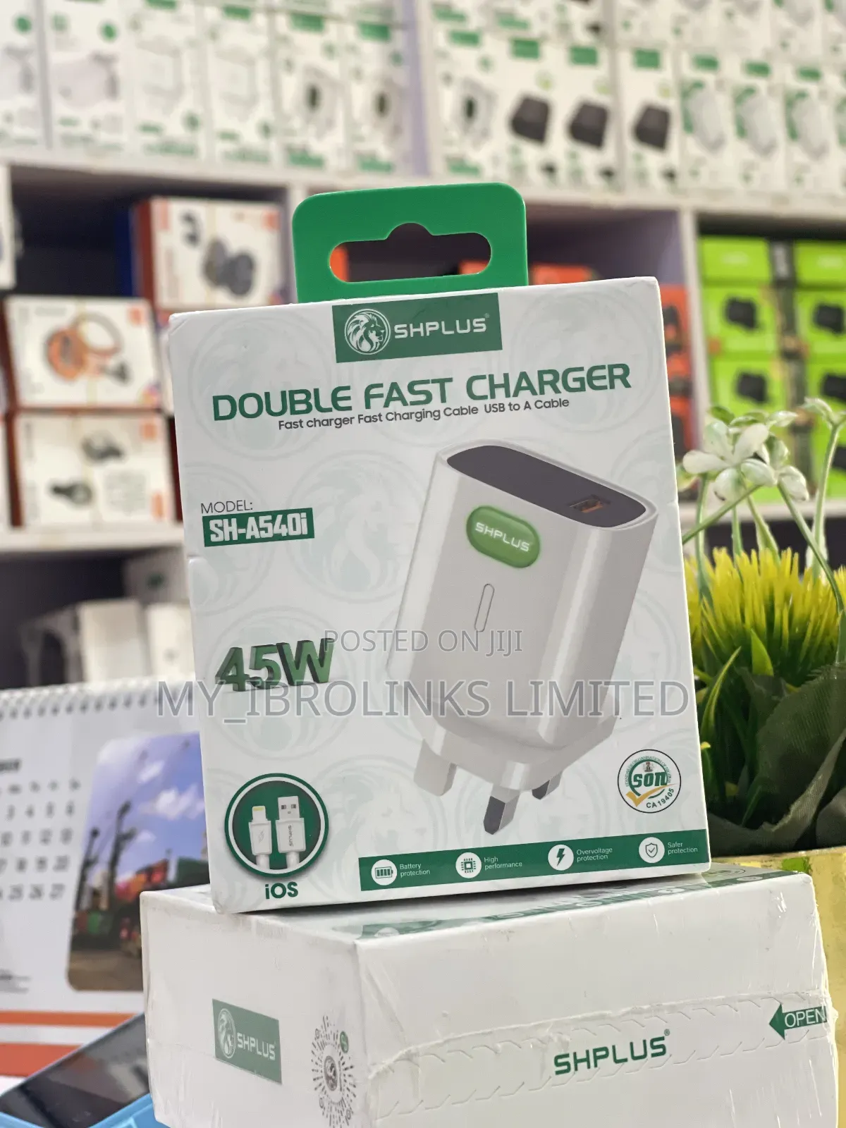 Shplus Double Fast 45w Ios Charger