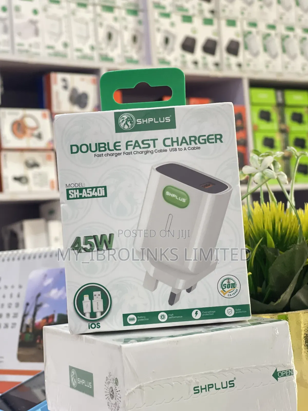 Shplus Double Fast 45w Ios Charger