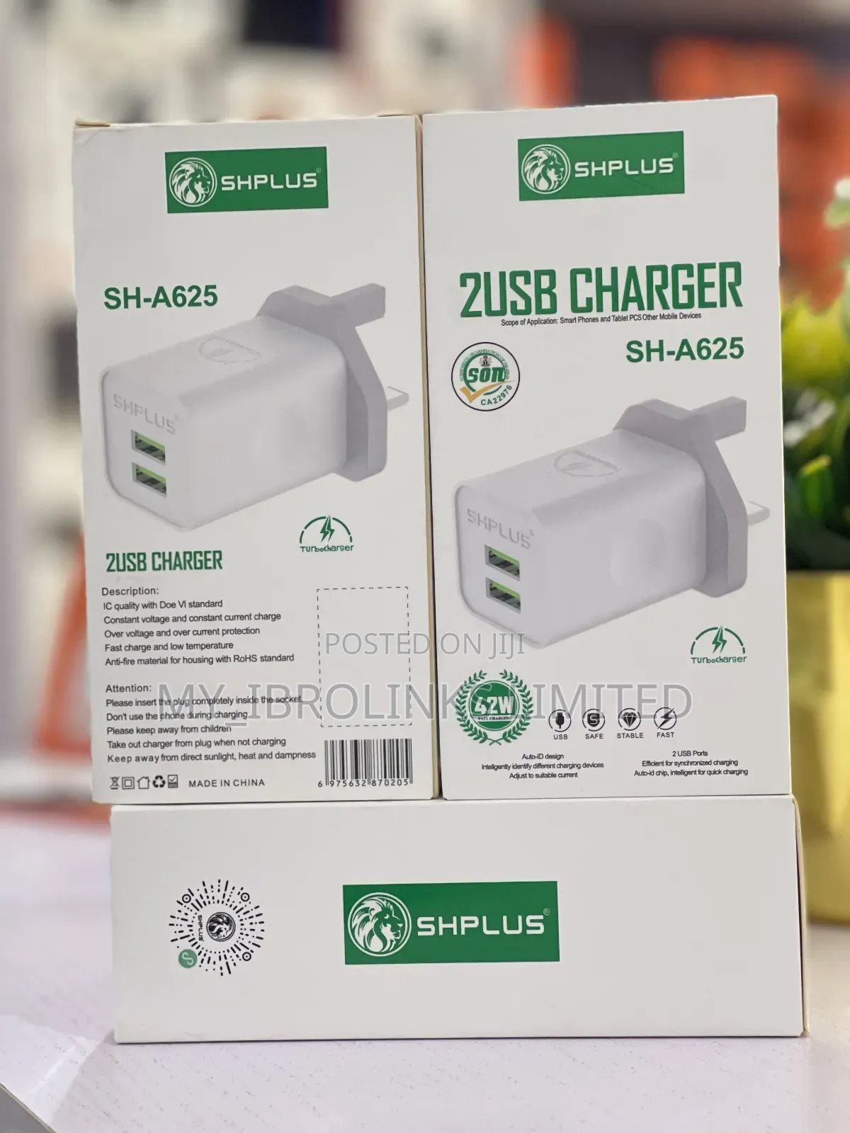 Shplus 2usb Charger