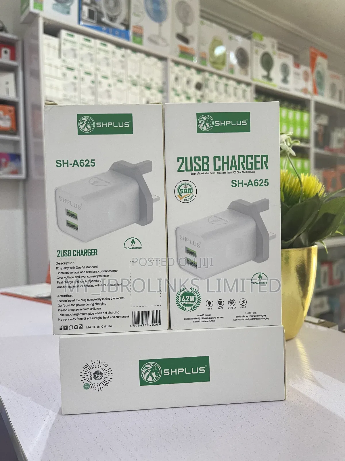 Shplus 2usb Charger