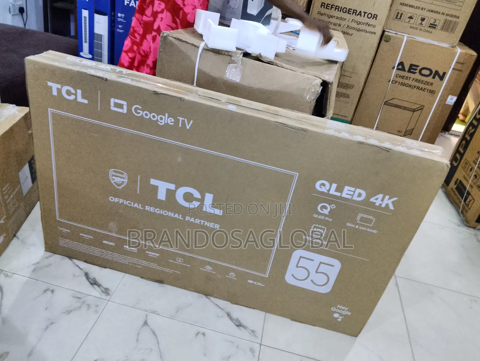 . TCL 55c655 Qled 55 Inches Slim Bezel Smart Tv