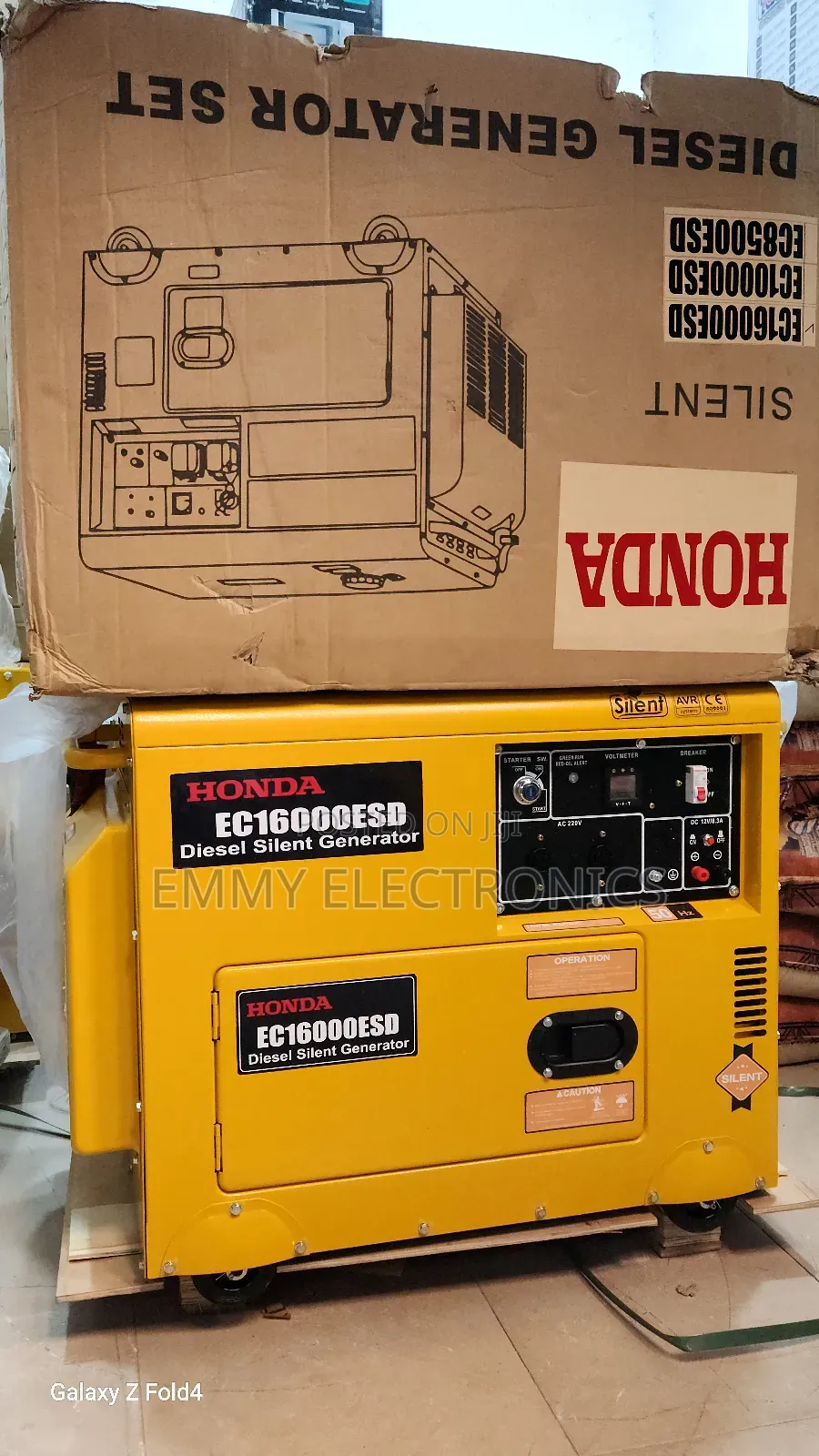 Honda Diesel Soundproof Gen Model Ec16000esd(10.5kva)100%Copper Coil