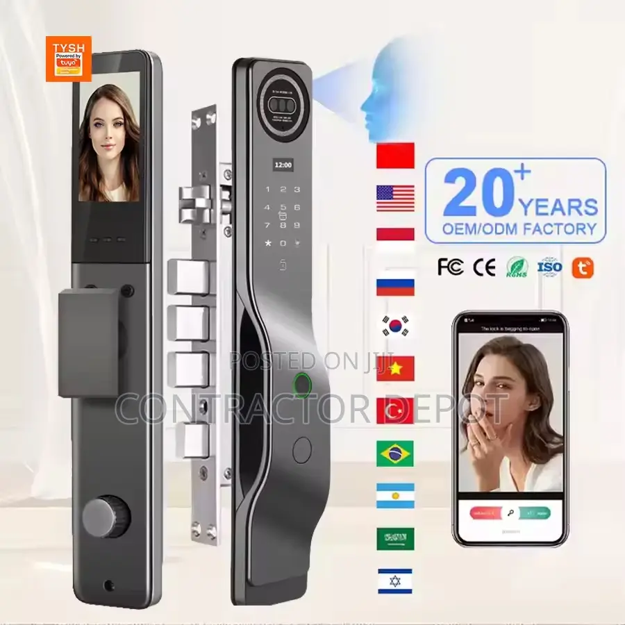 New Luxury Tuya Electric Smart Digital Lock for Any Door With Wifi
