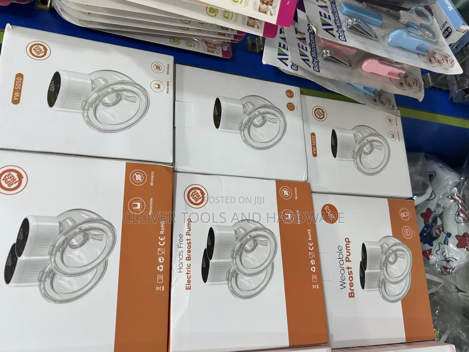 Double Wearable Hands-Free Electric Breast Pump Model Yw-5050