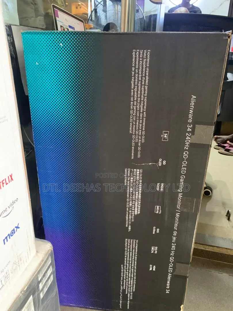 Alienware 34 240hz Qd-Oled Curved Gaming Monitor - Aw3425dw -