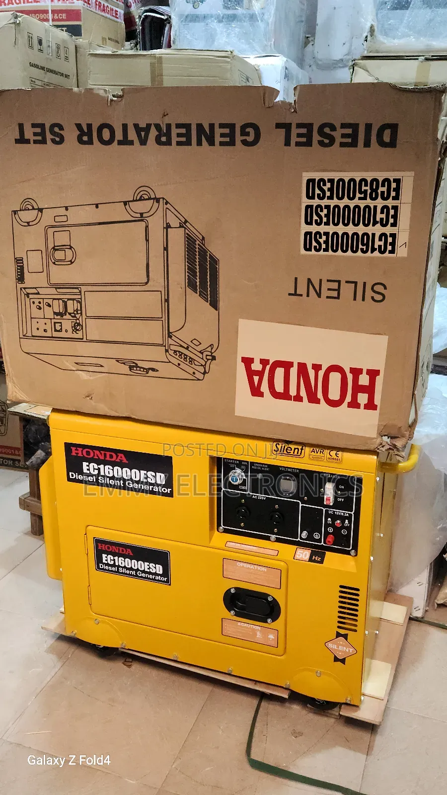 Honda Diesel Soundproof Gen 10.5kva 100% Copper Coil