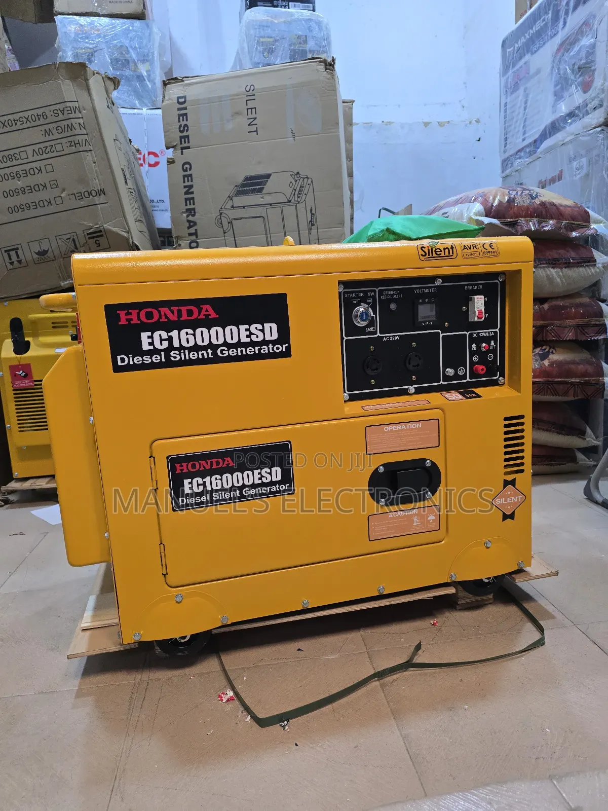 Original 10.5kva Honda Diesel Soundproof Generator 100% Copper Coil