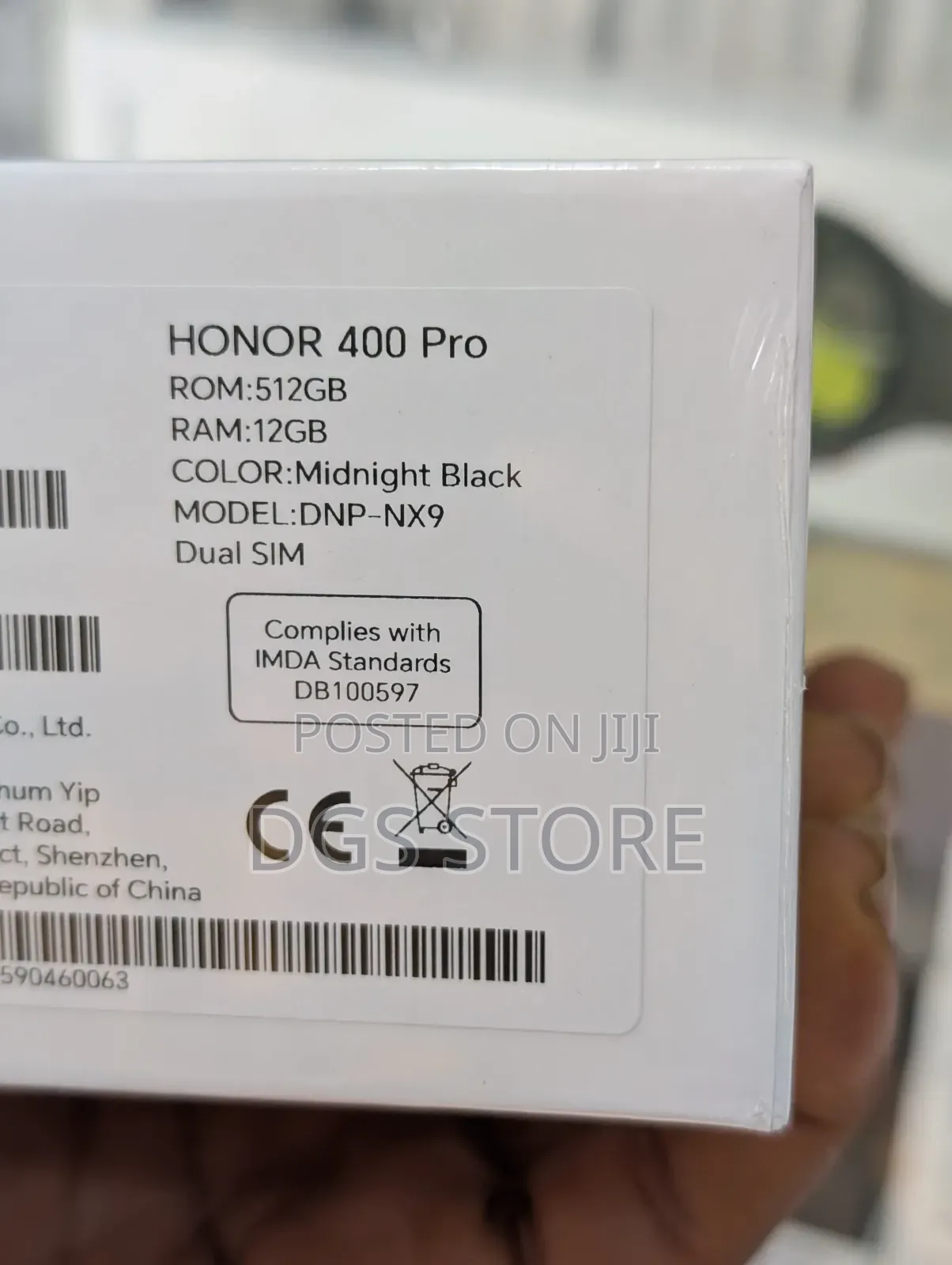 New Honor 400 Pro 512 GB Black
