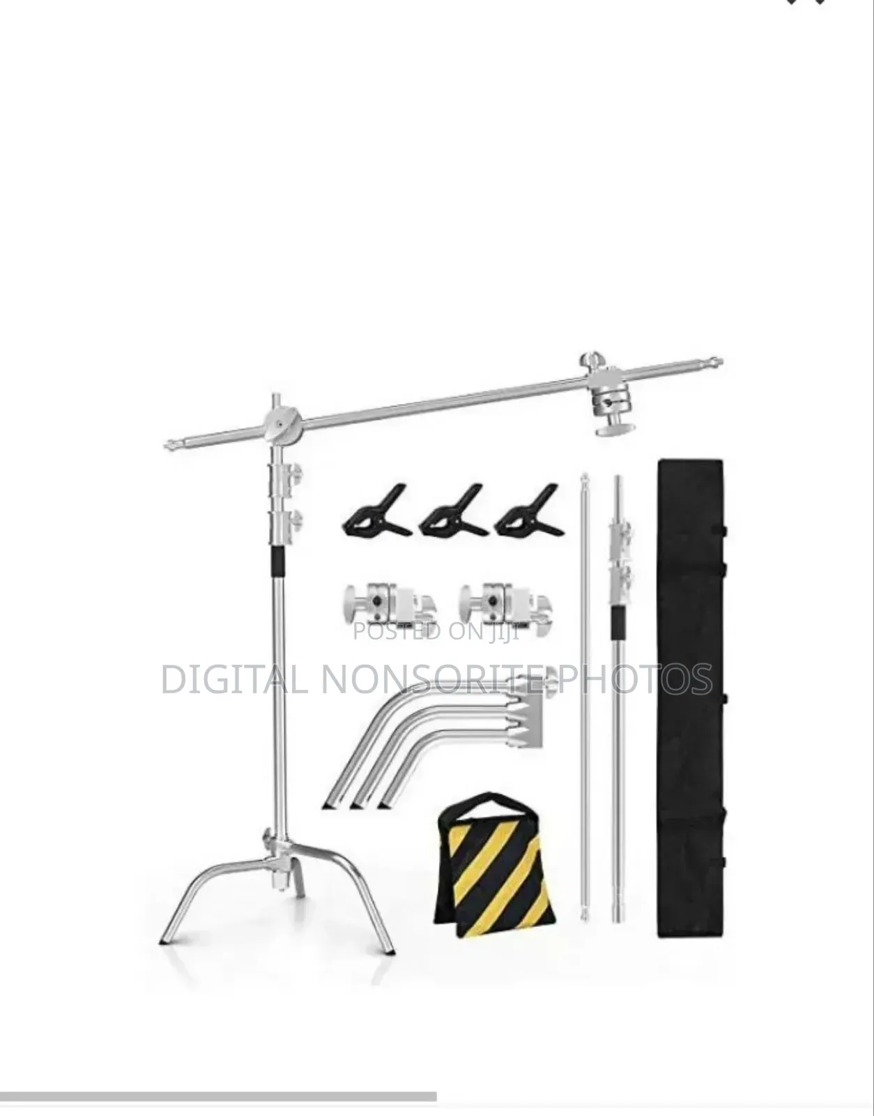 Heavy-Duty C Stand With Boom Arm