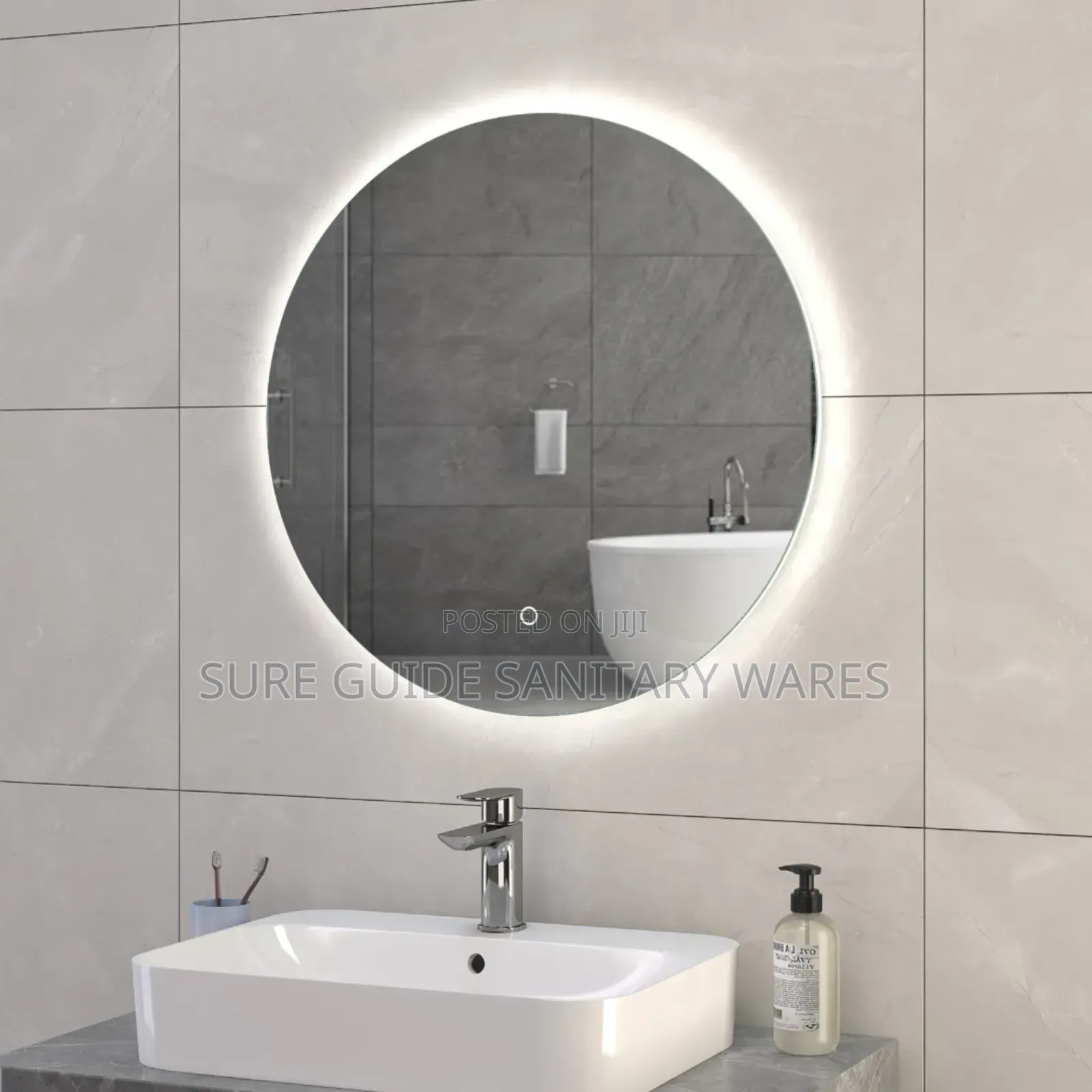 70x70cm Round Shape Vanity Mirror