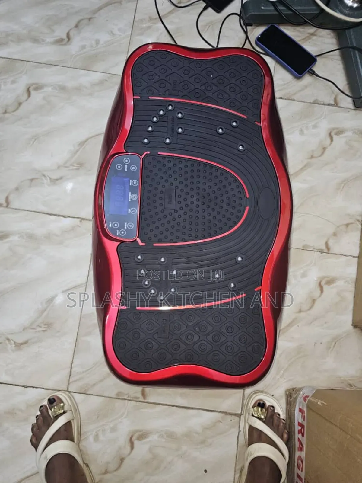 Ultrathin Body Slimming Vibration Exercise Massager With Bluethooth