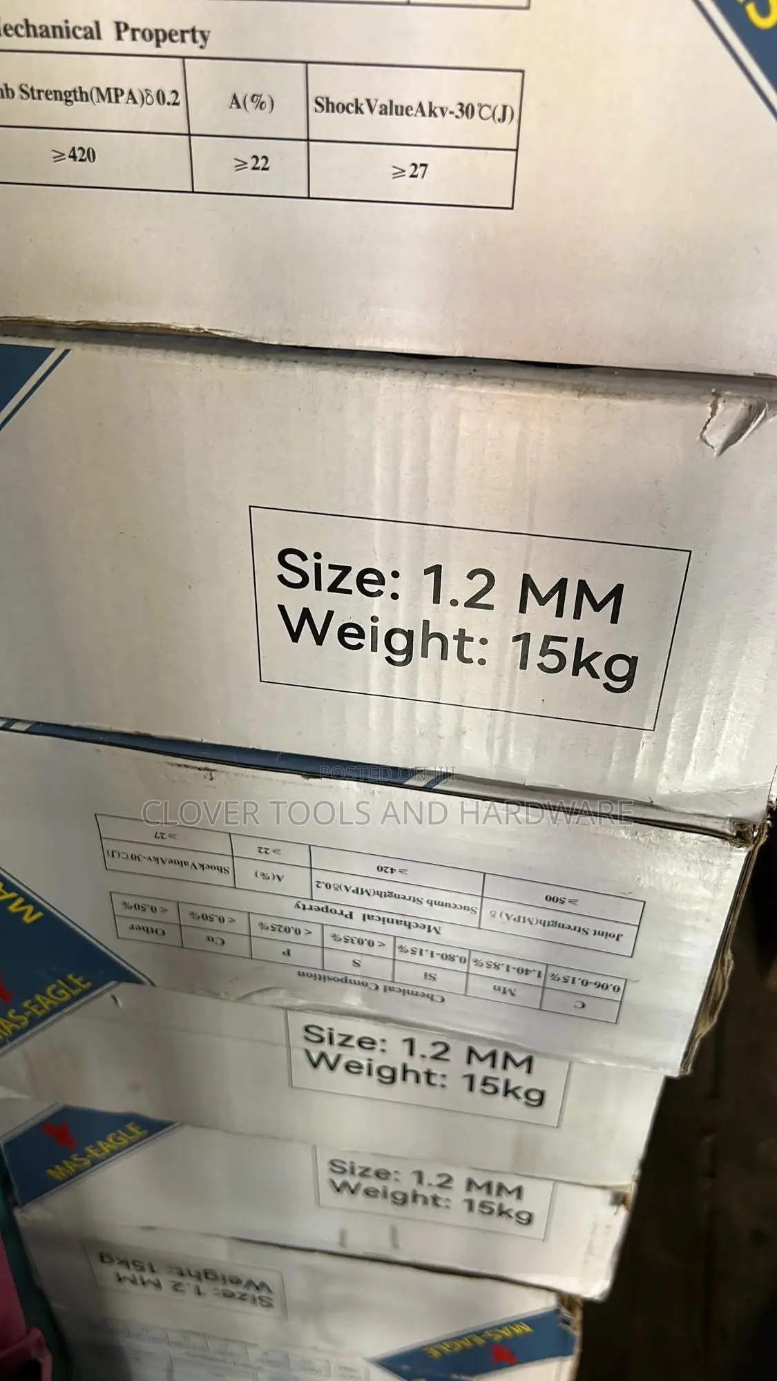 Mas-Eagle Er70s-6 Welding Wire 1.2m