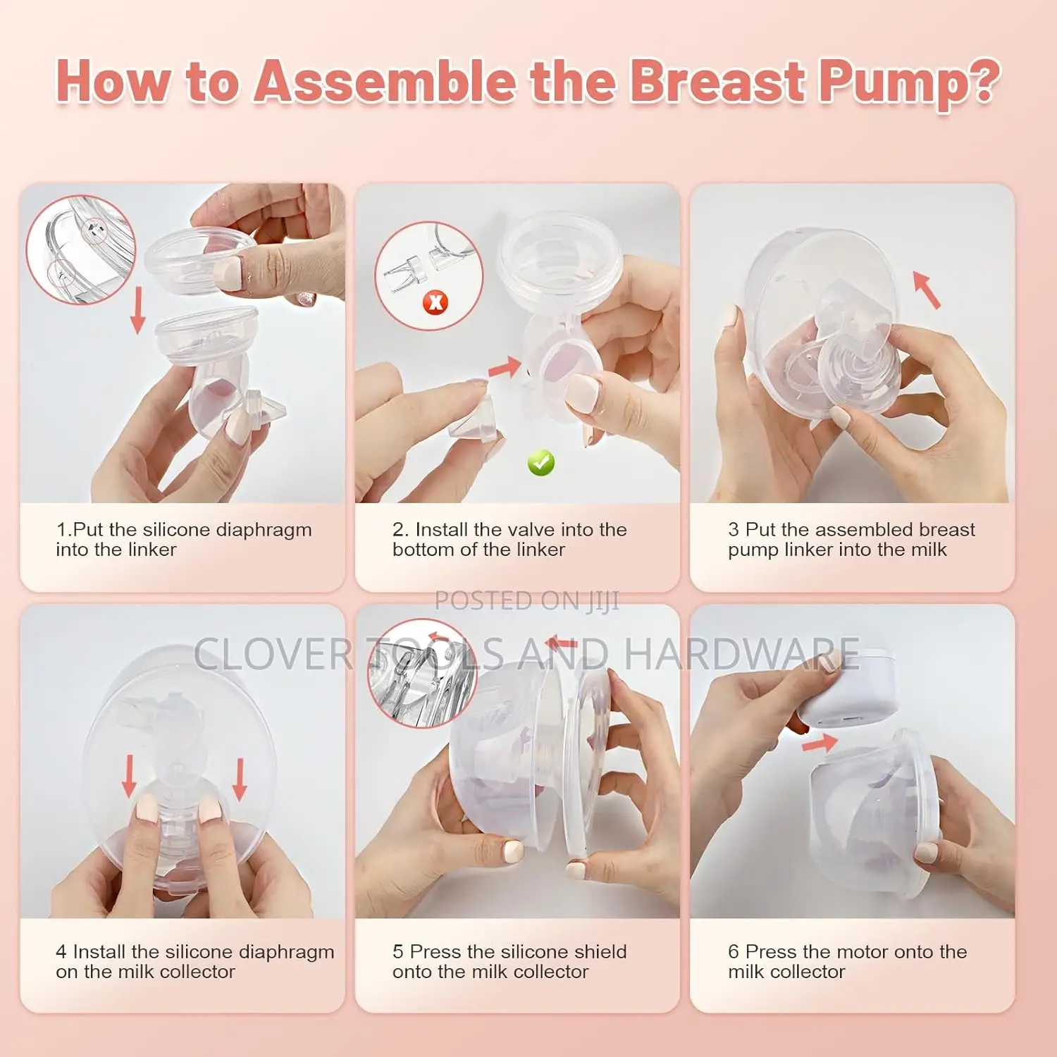 My-376 Wearable Electric Breast Pump Single