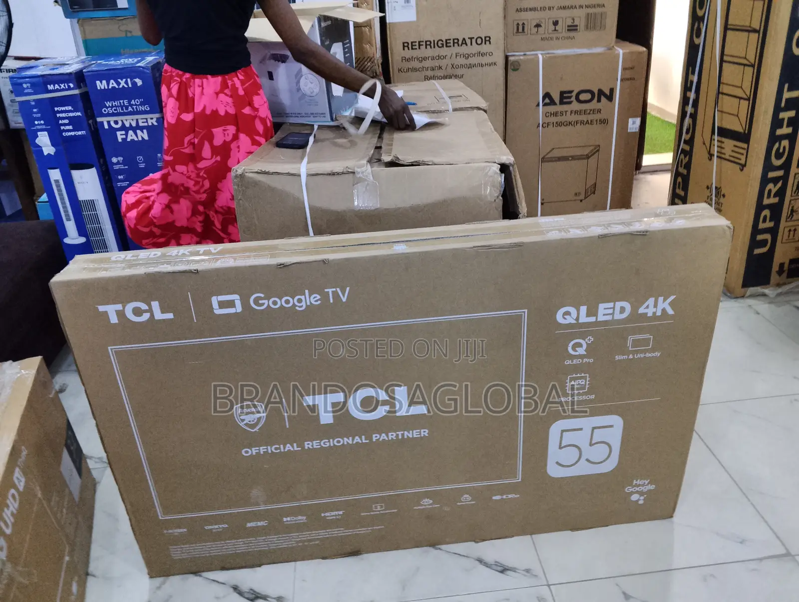 TCL 55c655 Elegant Qled Smart Display 55 Inches