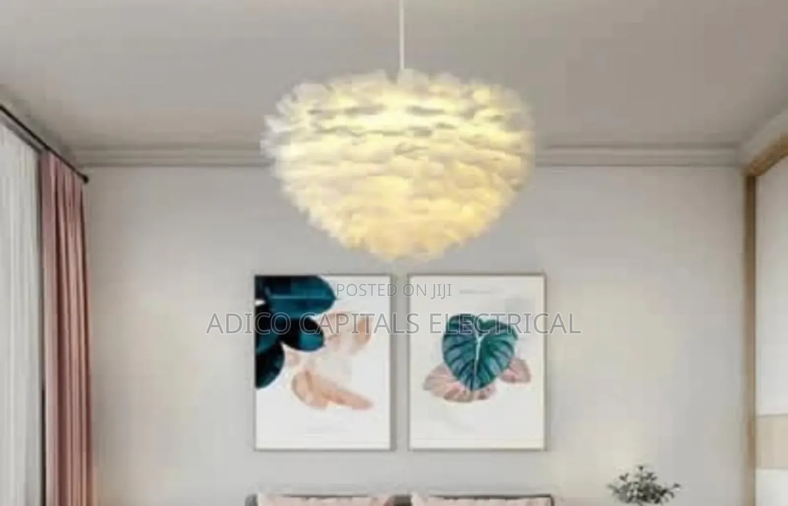 Feather Pendant Light