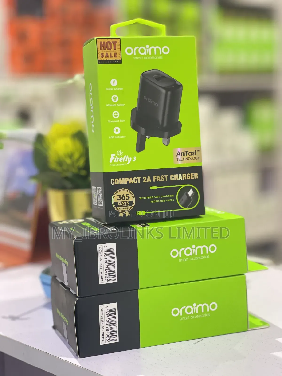 Oraimo 2a Fast Charger