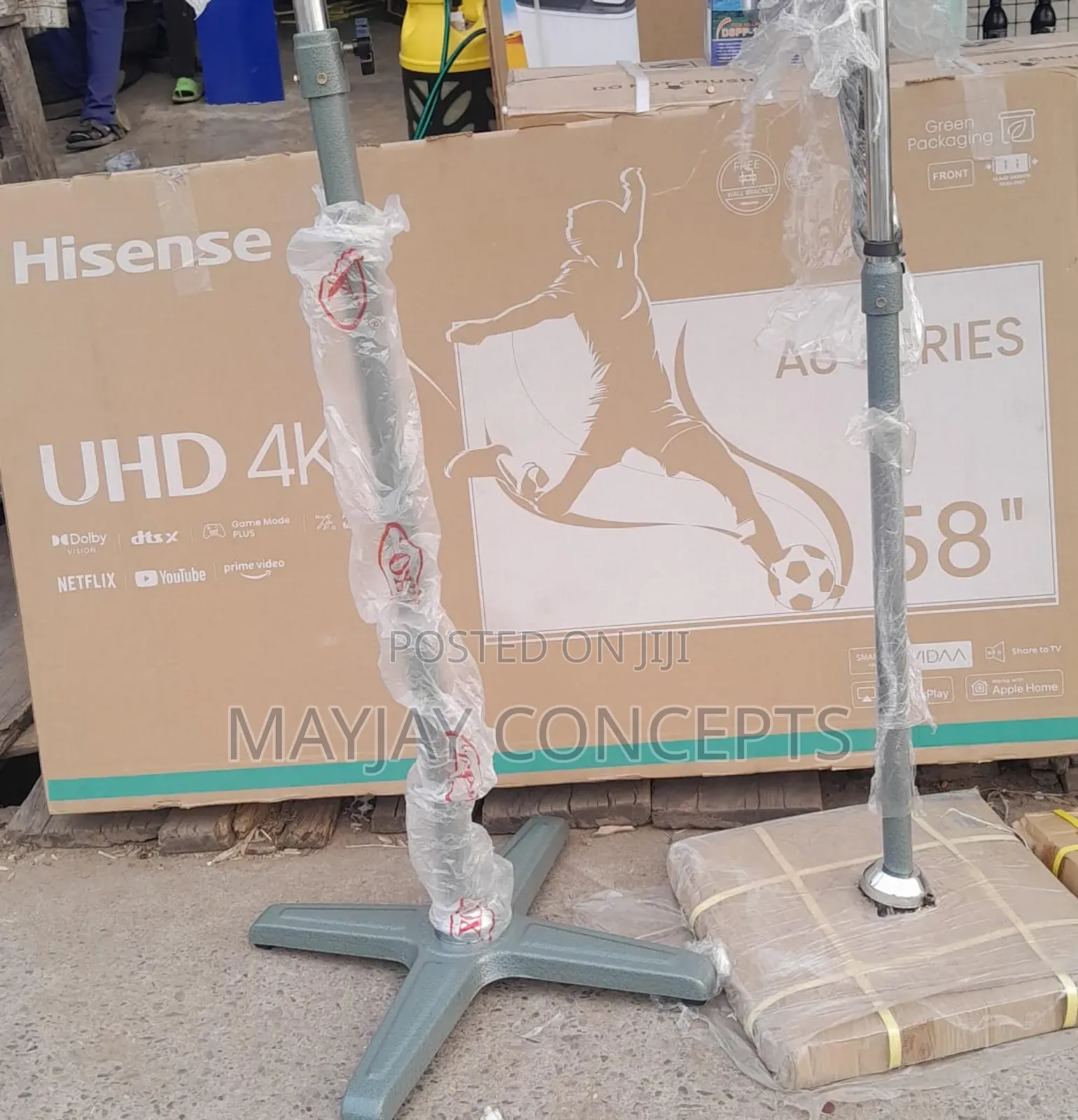 Hisense 58-Inch 58a6h Uhd Vidaa Frameless Smart Tv|Ai Sports Mode