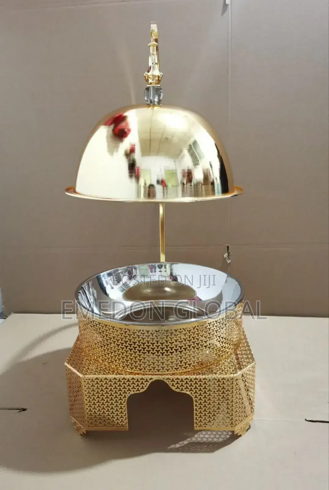 8l Luxury Gold Hanging Chaffing Dish