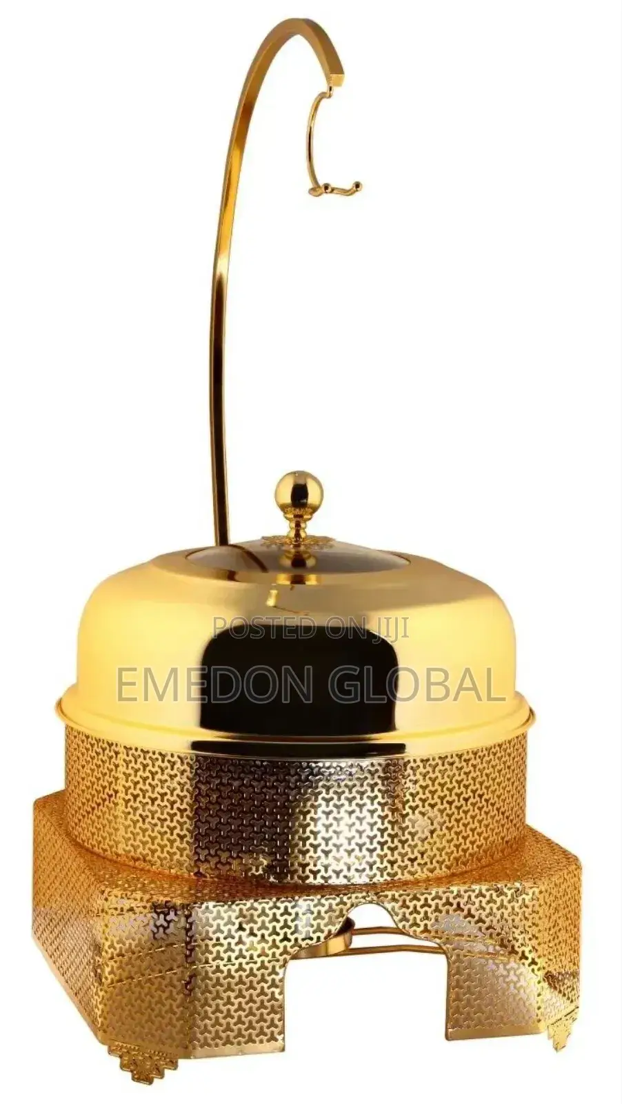 8l Luxury Gold Hanging Chaffing Dish