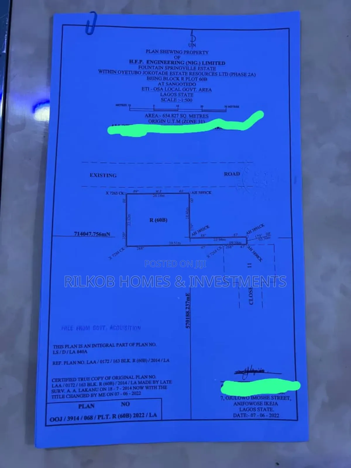 550sqm Plot of Land Behind Shoprite, Ajah.