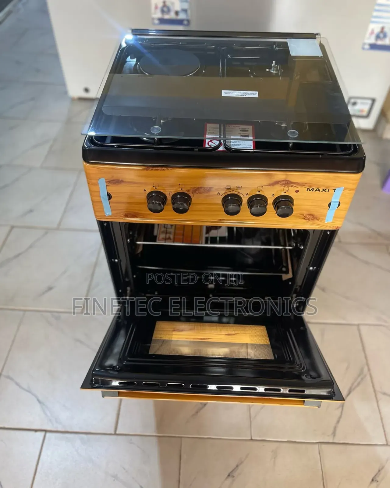 Maxi Standing Gas Cooker, 60 by 60, Wooden