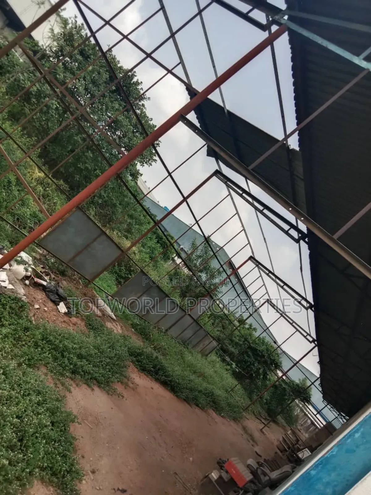3.1 Acres With Warehouse and Offices on the Road at Ogba